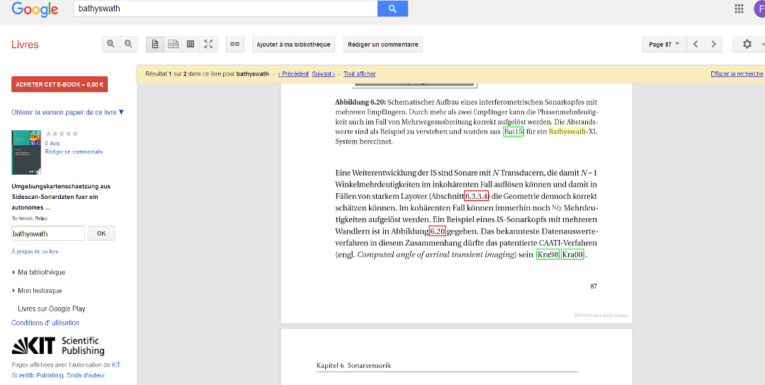 Woock Philipp, scientific report book